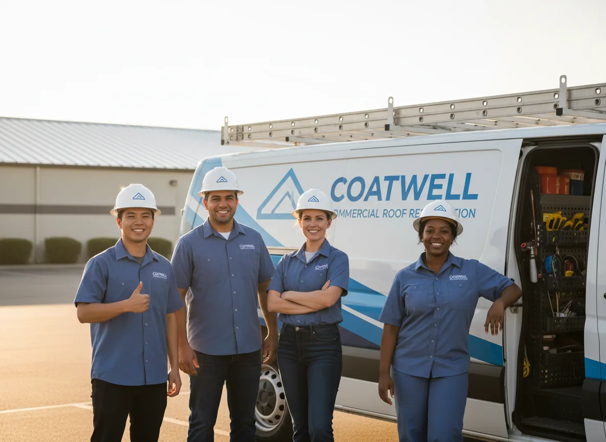Commercial roof coating company in Groveland, IL